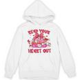 Read Your Heart Out Teacher Valentine Reading Book Lover Unisex Hoodie