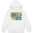 Reading Born To Read Forced To Work Bookish Book Lover Unisex Hoodie