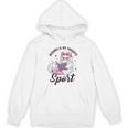 Reading Is My Favorite Sport Saying Cat And Book Lover Unisex Hoodie