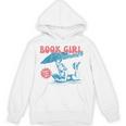 Retro Book Girl Summer Beach Vacation For Book Lover Unisex Hoodie