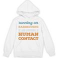 Running On Barbecuing Social Introvert Humor Vintage Unisex Hoodie