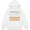 Running On Ice Blocking Social Introvert Humor Vintage Unisex Hoodie Running On Ice Blocking Social Introvert Humor Vintage Unisex Hoodie