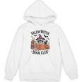Salem WItch Book Club Halloween Raccoon Witch Reading Book Unisex Hoodie Salem WItch Book Club Halloween Raccoon Witch Reading Book Unisex Hoodie