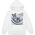Schnauzer Hammock Reading Book Schnauzer Glasses Unisex Hoodie