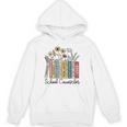 School Counselor Wildflower Book School Counseling Life Unisex Hoodie