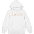 School Librarian Valentines Day Daisy Library Book Lover Premium Unisex Hoodie