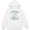 He Sees What You'Ve Been Reading Christmas Bookish Santa Premium Tri-Blend Unisex Hoodie