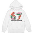 Six Seven 67 If You Know You Know 6 7 Reading Books Unisex Hoodie