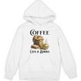 Sleeping Cat And Books With Coffee Lover Unisex Hoodie Sleeping Cat And Books With Coffee Lover Unisex Hoodie