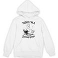Today I'm A Serious Goose Animal Reading Book Lovers Unisex Hoodie