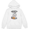 Unearth a Story Cute Dinosaur Summer Reading 2026 Dino Book Unisex Hoodie Unearth a Story Cute Dinosaur Summer Reading 2026 Dino Book Unisex Hoodie