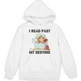 Vintage I Read Past My Bedtime Cute Sleeping Bear Book Lover Unisex Hoodie