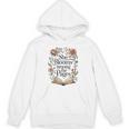 Women's She Blooms Among The Pages Women Mom Wife Floral Book Lover Unisex Hoodie Women's She Blooms Among The Pages Women Mom Wife Floral Book Lover Unisex Hoodie