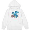 In A World Full Of Bookworms Be A Book Dragon Unisex Hoodie