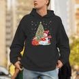 Book Christmas Tree Bookworm Gingerbread Man Snowman Reading Unisex Hoodie Book Christmas Tree Bookworm Gingerbread Man Snowman Reading Unisex Hoodie