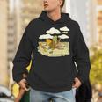 Book Frog Toad Vintage Book Frog Book Frog Reading Book Unisex Hoodie