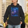 Book Library Bookshelf Armchair Window Pattern Print Unisex Hoodie