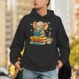 Book Lover Elephant Reading Books Library Read Books Be Kind Unisex Hoodie
