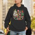 Book Tree All Is Calm Said No Teacher Ever Christmas Unisex Hoodie