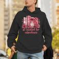 All Booked For Valentines Coquette Bow Book Lover Bookworm Unisex Hoodie