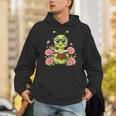 Bookworm Costume Kawaii Reading Worm For World Book Day Unisex Hoodie