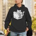 Cat Book Humor How To Train Your Human Unisex Hoodie