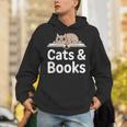 Cats And Books Unisex Hoodie Cats And Books Unisex Hoodie
