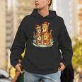 Cats Reading Books Christmas Tree Unisex Hoodie Cats Reading Books Christmas Tree Unisex Hoodie