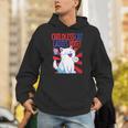 Childless Cat Ladies Vote Kamala Harris Cute Comic Book Cat Unisex Hoodie