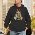 Christmas Book Tree Coquette Bow Xmas Reading Librarian Girl Unisex Hoodie Christmas Book Tree Coquette Bow Xmas Reading Librarian Girl Unisex Hoodie