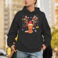 Christmas Librarian Reindeer Xmas Book Teachers Love Reading Unisex Hoodie