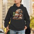 Coffee And Book Reading Accessories For Book Lovers Gnome Unisex Hoodie