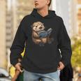 Cute Book Sea Otter Unisex Hoodie Cute Book Sea Otter Unisex Hoodie