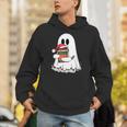 Cute Ghost Holding Books Bookish Christmas Unisex Hoodie