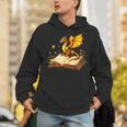 Dragon Fantasy Book Lover Bookish Reader Bookworm Wildflower Unisex Hoodie