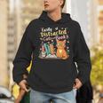 Easily Distracted By Cats And Books Book & Cat Lover Unisex Hoodie