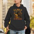F CAW F Crow I'm Reading Book Lover Fall Unisex Hoodie