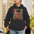 Geometric History Educated Women Reading Book Melanin Unisex Hoodie