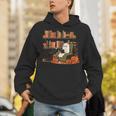 Ghost Library Reading Books Halloween Men Women Kids Unisex Hoodie