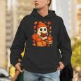 Ghost Reading Book Lovers Autumn Fall Halloween Unisex Hoodie