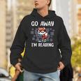 Go Away I'm Reading Book Reader Cute Fox Librarians Unisex Hoodie