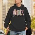 Harm Reduction Floral Book Overdose Awareness Nurse Unisex Hoodie