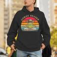 Howdy Reader Frog Reading Book Vintage Unisex Hoodie