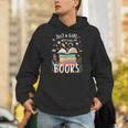 Just a Girl Who Loves Books Cute Book Lover Bookworm Unisex Hoodie