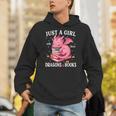 Just A Girl Who Loves Dragons And Books Dragon Reading Lover Unisex Hoodie Just A Girl Who Loves Dragons And Books Dragon Reading Lover Unisex Hoodie