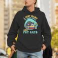 I Just Want To Read Books And Pet Cats Cat Book Lovers Unisex Hoodie I Just Want To Read Books And Pet Cats Cat Book Lovers Unisex Hoodie