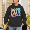 Library Book Fair Vibe Tie Dye School Reading Nostalgic Unisex Hoodie