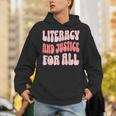 Literacy And Justice For All Book Lover Unisex Hoodie Literacy And Justice For All Book Lover Unisex Hoodie