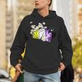 Non-Binary Book Lover Nonbinary Daisy LGBT Reading Pride Unisex Hoodie