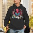 Octopus Reading Book Coffee Lover Bookaholic Bookworm Reader Unisex Hoodie Octopus Reading Book Coffee Lover Bookaholic Bookworm Reader Unisex Hoodie
